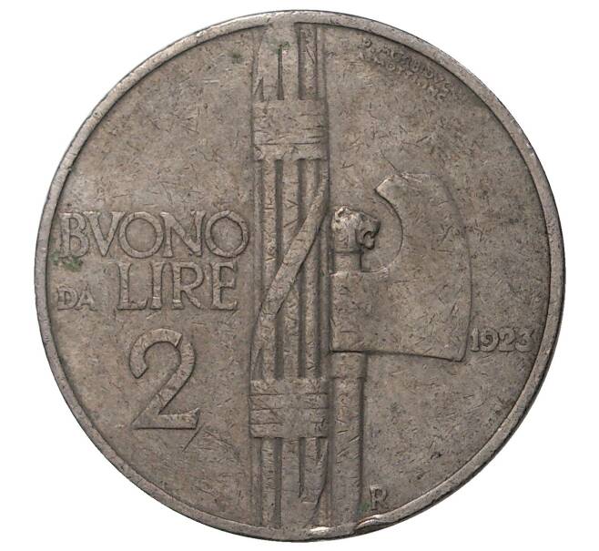 2 лиры 1923 года Италия (Артикул M2-41965)
