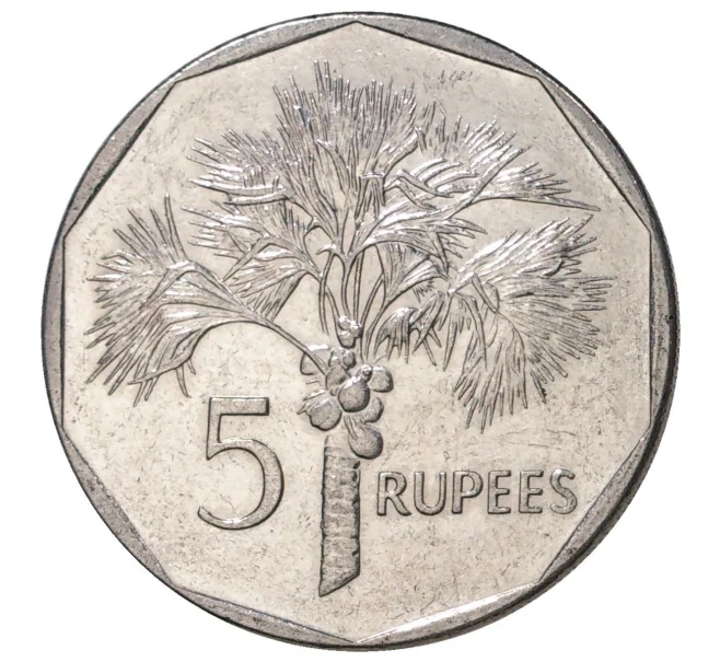 Монета 5 рупий 2010 года Сейшелы (Артикул M2-41967)
