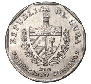 25 сентаво 2003 года Куба — Фото №1
