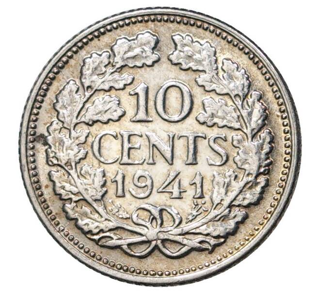 10 центов 1941 года Нидерланды