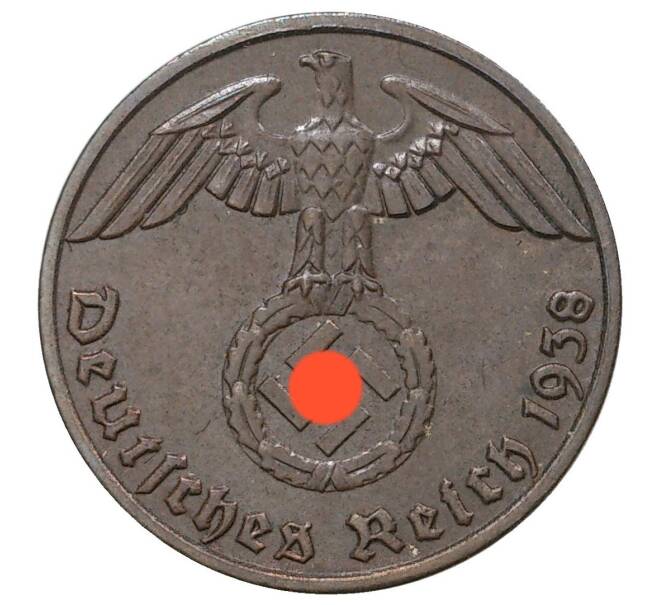 1 рейхспфенниг 1938 года Е Германия (Артикул M2-42279)