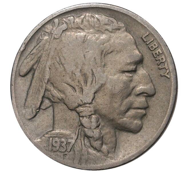 5 центов 1937 года США (Артикул M2-42301)