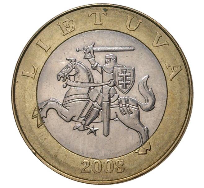 2 лита 2008 года Литва