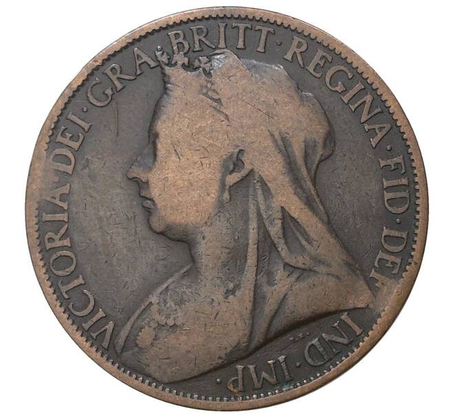 1 пенни 1898 года Великобритания