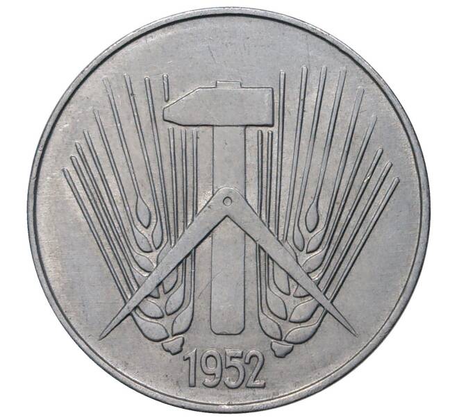 10 пфеннигов 1952 года А Восточная Германия (ГДР) (Артикул M2-42499)
