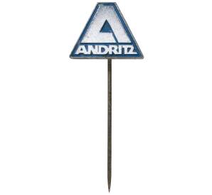 Значок Австрийского международного машиностроительного концерна «Andritz AG»