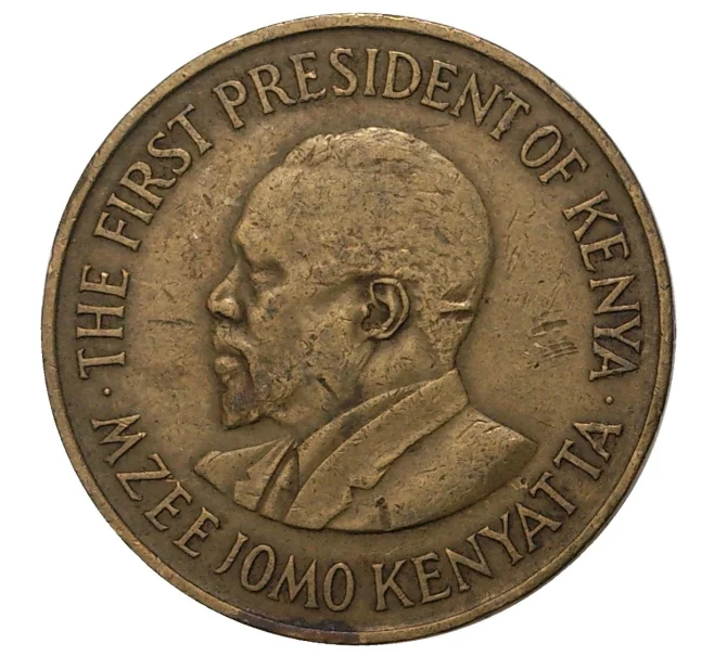Монета 5 центов 1970 года Кения (Артикул M2-42616)