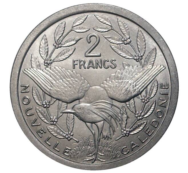 2 франка 1977 года Новая Каледония (Артикул M2-42665)