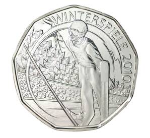 5 евро 2010 года Олимпиада в Ванкувере — Прыжки с трамплина — Фото №1