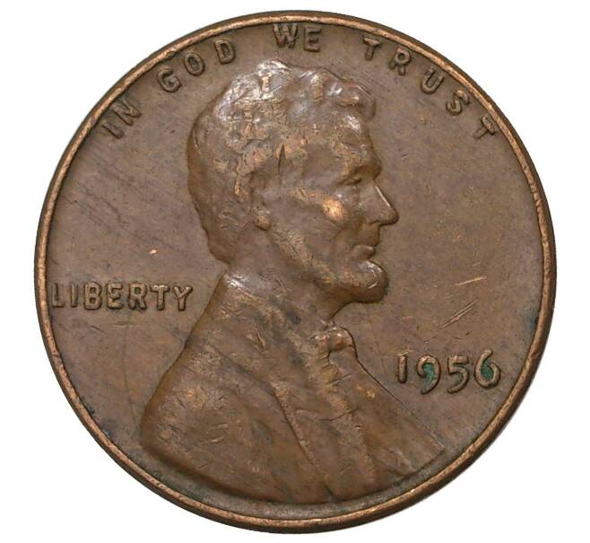 1 цент 1956 года США (Артикул M2-42805)
