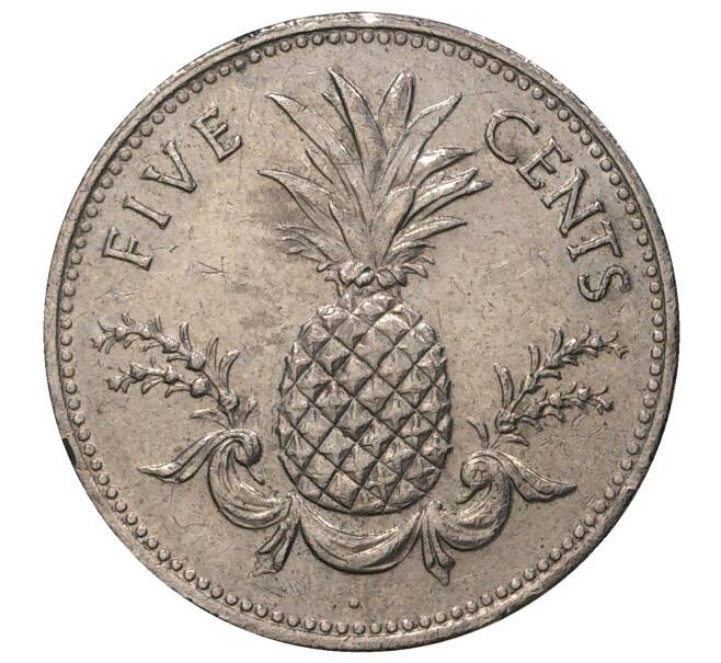 5 центов 1987 года Багамские острова