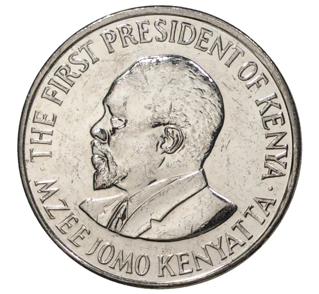 Монета 1 шиллинг 2010 года Кения (Артикул M2-42830)