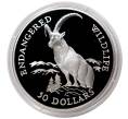 50 долларов 1991 года Острова Кука «Вымирающие виды — Альпийский горный козел»