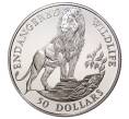 50 долларов 1991 года Острова Кука «Вымирающие виды — Лев»