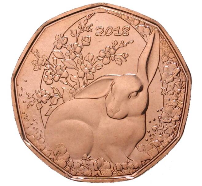 Монета 5 евро 2018 года Австрия «Пасхальный заяц» (Артикул M2-33177)
