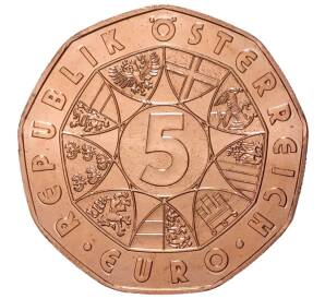 5 евро 2014 года Австрия «Арктическое приключение» — Фото №2