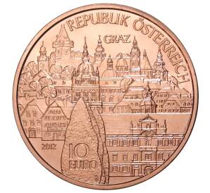 10 евро 2012 года Австрия «Земли Австрии — Штирия» — Фото №2