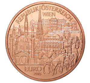 10 евро 2015 года Австрия «Земли Австрии — Вена»