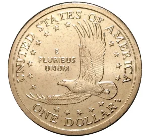 1 доллар 2006 года D США Сакагавея «Парящий орел»