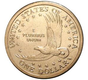 1 доллар 2005 года D США Сакагавея «Парящий орел» — Фото №2
