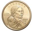 Монета 1 доллар 2007 года Р США Сакагавея «Парящий орел» (Артикул M2-0945)