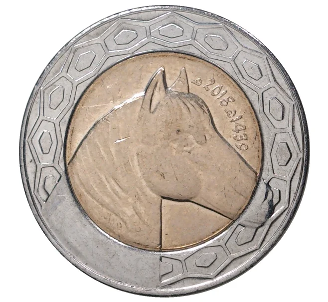 Монета 100 динаров 2018 года Алжир (Артикул M2-42913)