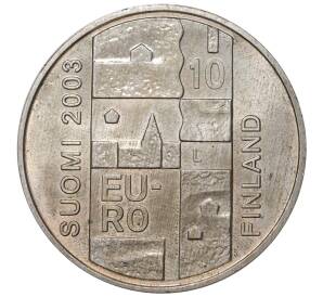 10 евро 2003 года Финляндия «200 лет со дня смерти Андерса Чюдениуса»
