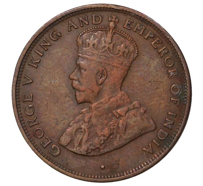 1 цент 1925 года Британский Цейлон