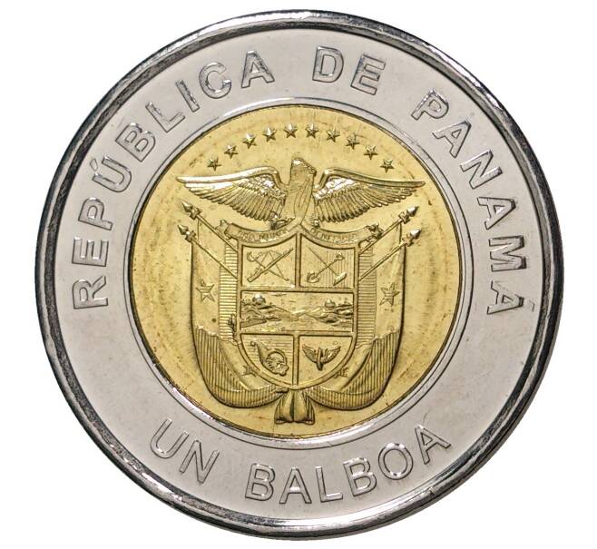 Монета 1 бальбоа 2019 года Панама «Всемирный день молодёжи» (Цветное покрытие) (Артикул M2-42977)
