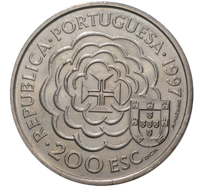 200 эскудо 1997 года Португалия «390 лет со дня смерти Бенто ди Гойш» (Артикул M2-43055)