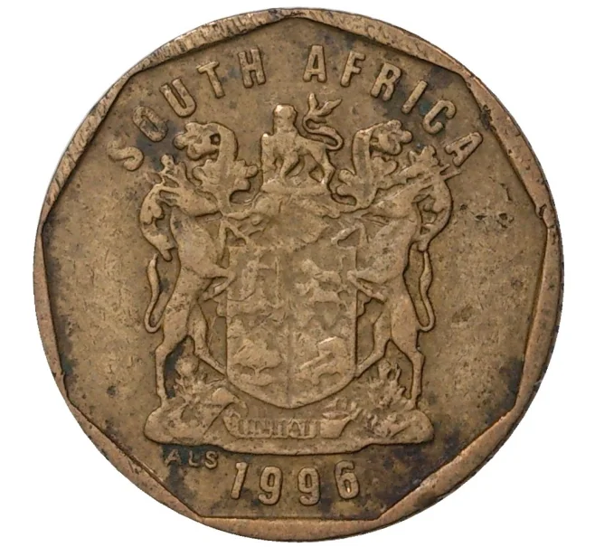 Монета 10 центов 1996 года ЮАР (Артикул M2-43114)