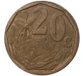 Монета 20 центов 2003 года ЮАР (Артикул M2-43139)