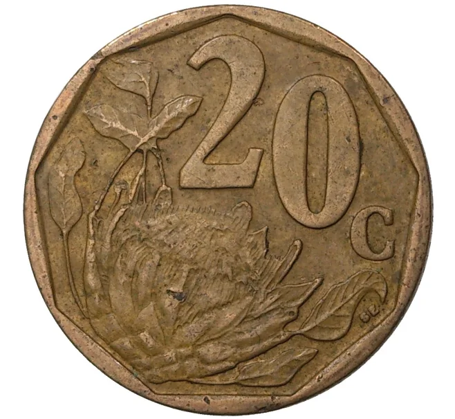 Монета 20 центов 2006 года ЮАР (Артикул M2-43150)