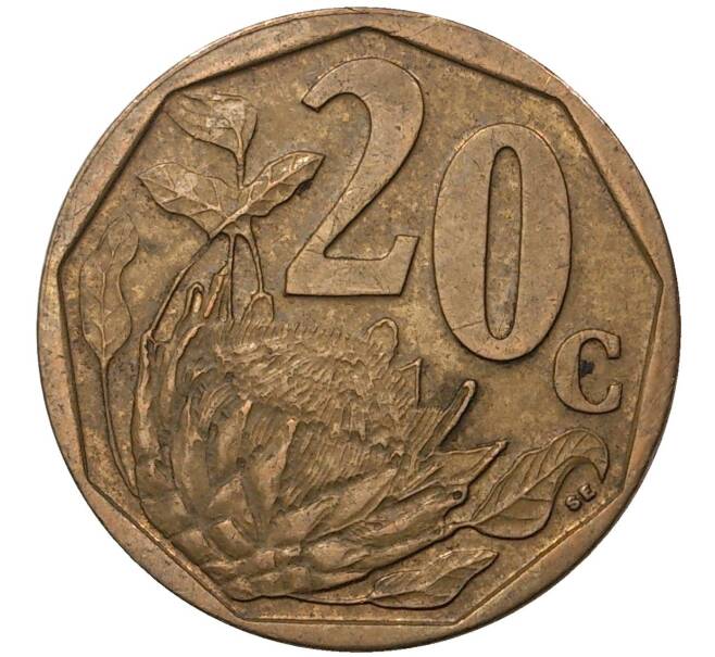 20 центов 2007 года ЮАР (Артикул M2-43152)