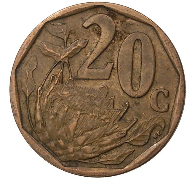 20 центов 2007 года ЮАР (Артикул M2-43157)