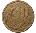 Монета 20 центов 2007 года ЮАР (Артикул M2-43159)