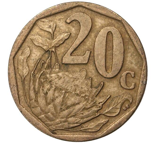 20 центов 2008 года ЮАР (Артикул M2-43164)