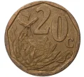 Монета 20 центов 2008 года ЮАР (Артикул M2-43169)