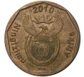 Монета 20 центов 2010 года ЮАР (Артикул M2-43180)