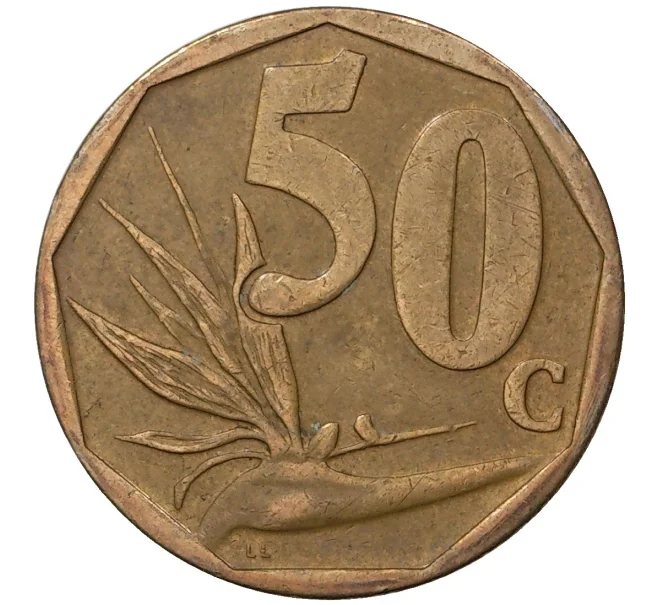 Монета 50 центов 2006 года ЮАР (Артикул M2-43196)