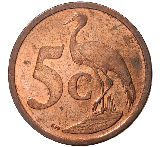 Монета 5 центов 2008 года ЮАР (Артикул M2-43243)