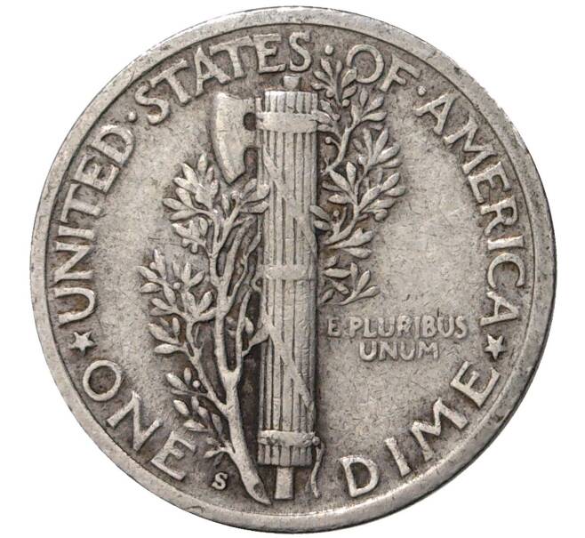 10 центов (дайм) 1941 года S США (Артикул M2-43481)