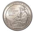 Монета 25 центов (1/4 доллара) 2016 года P США «Национальные парки — №32 Национальный парк Камберленд-Гэп» (Артикул M2-2767)