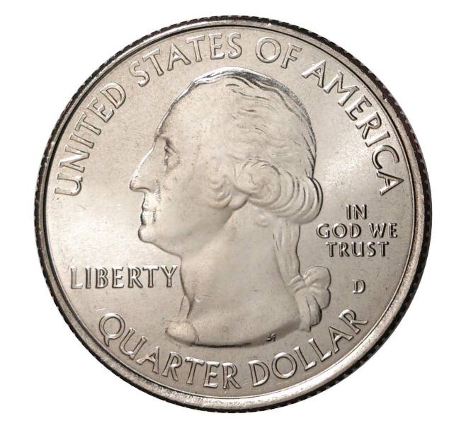 Монета 25 центов (1/4 доллара) 2011 года D США «Национальные парки — №7 Национальный парк Глейшер» (Артикул: M2-0860) — Фото №2