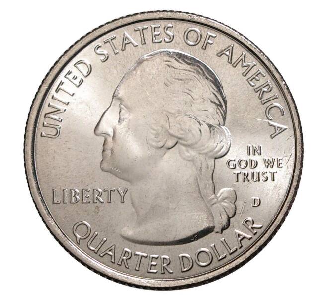 Монета 25 центов (1/4 доллара) 2011 года D США «Национальные парки — №8 Национальный парк Олимпик» (Артикул: M2-0861) — Фото №2