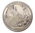 Монета 25 центов (1/4 доллара) 2015 года D США «Национальные парки — №28 Национальная автомагистраль Блу-Ридж» (Артикул M2-0881)