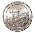 Монета 25 центов (1/4 доллара) 2016 года D США «Национальные парки — №31 Национальный лес Шоуни» (Артикул M2-2335)