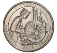 Монета 25 центов (1/4 доллара) 2019 года D США «Национальные парки — №46 Национальный исторический парк Лоуэлл» (Артикул M2-8650)