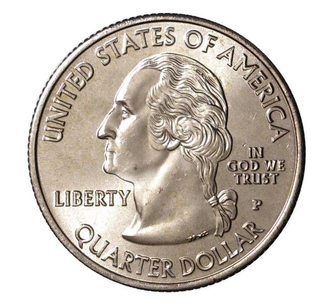 Монета 25 центов (1/4 доллара) 2001 года Р США «Штаты и территории — Кентукки» (Артикул: M2-1033) — Фото №2