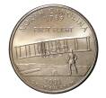 Монета 25 центов (1/4 доллара) 2001 года Р США «Штаты и территории — Северная Каролина» (Артикул: M2-1030) — Фото №1